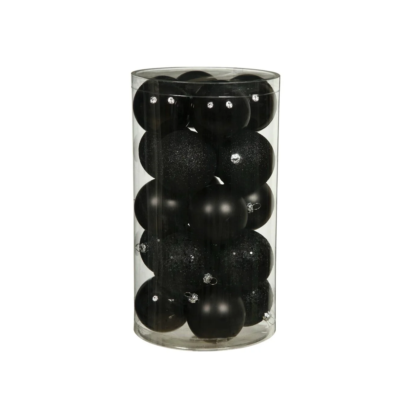 Jet Black Mini Ornament Set