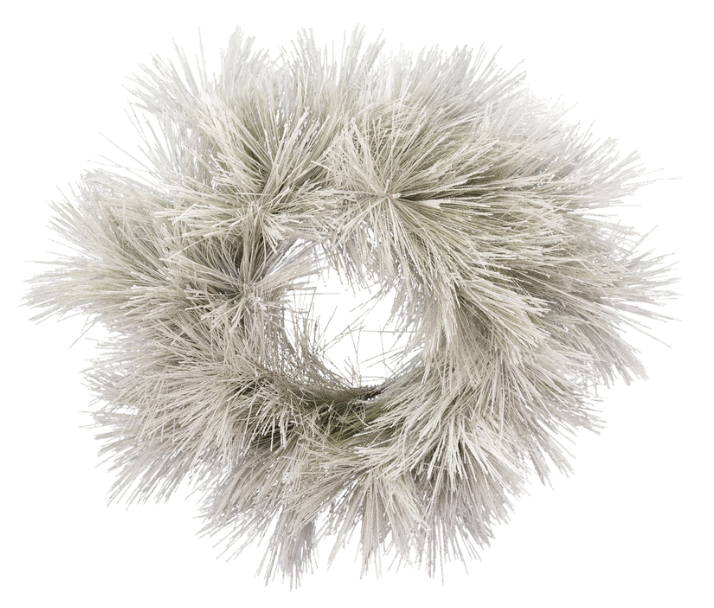 Coutler Pine Flocked Holiday Wreath