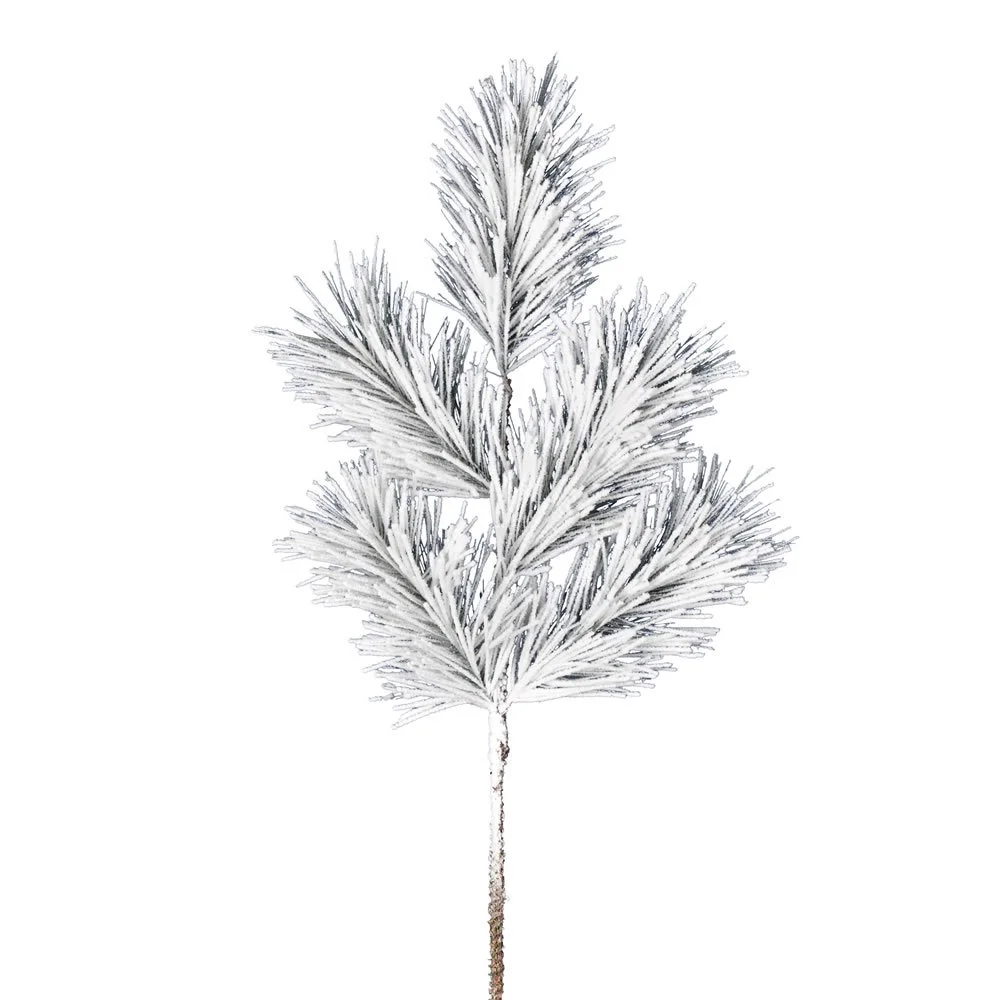 Frosted Holiday Pine Spray