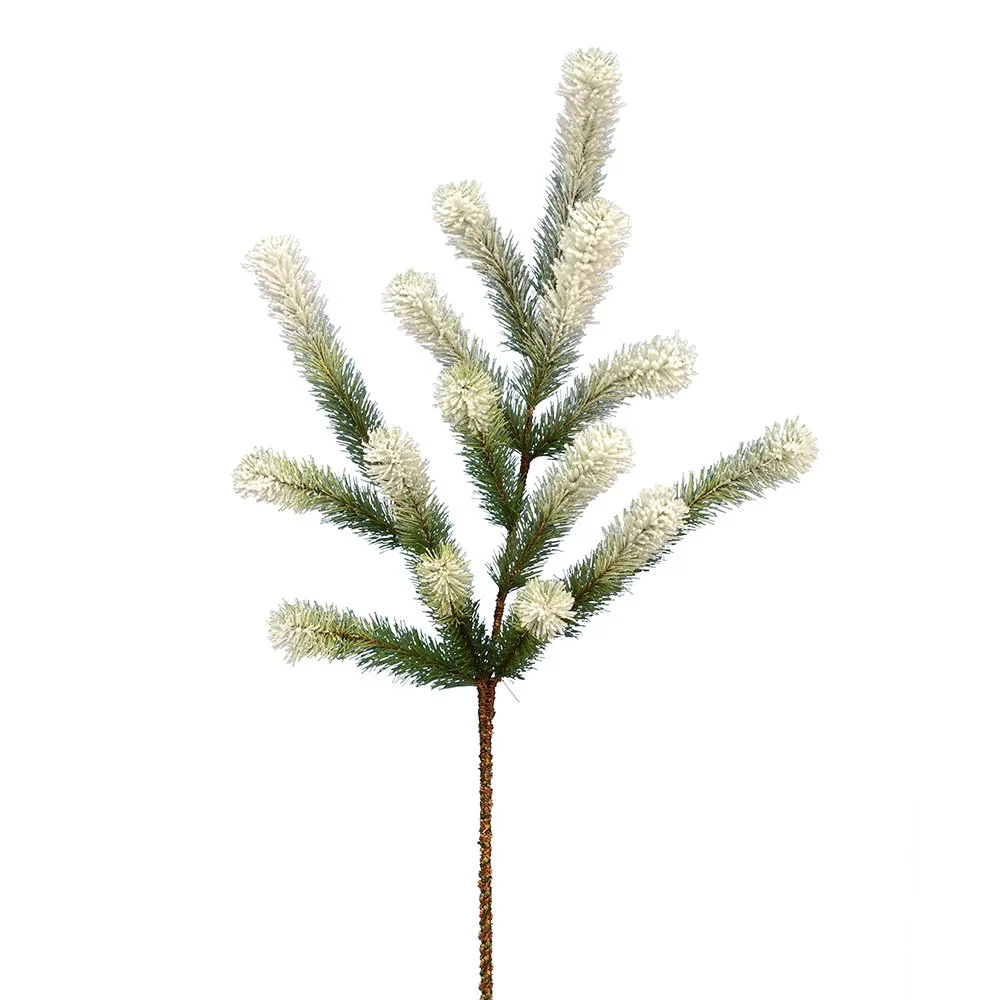 Frosted Jack Holiday Winter Pine Spray