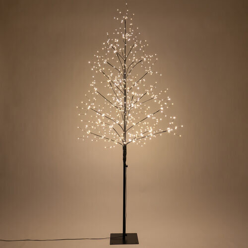 Halloween Black LED Decor Tree
