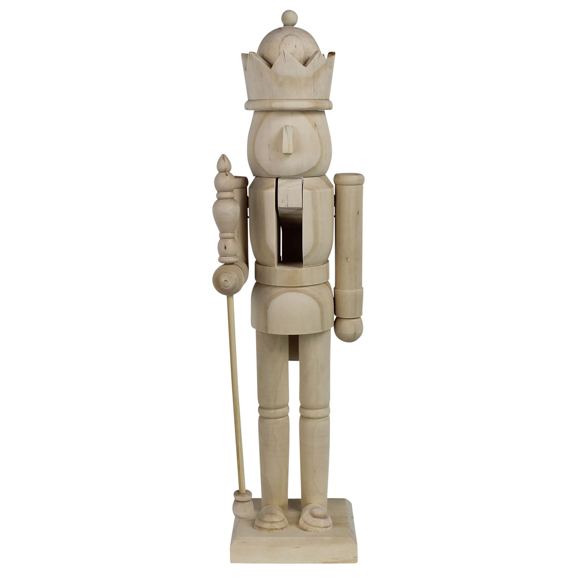 Modern Wooden Holiday Decor Nutcracker