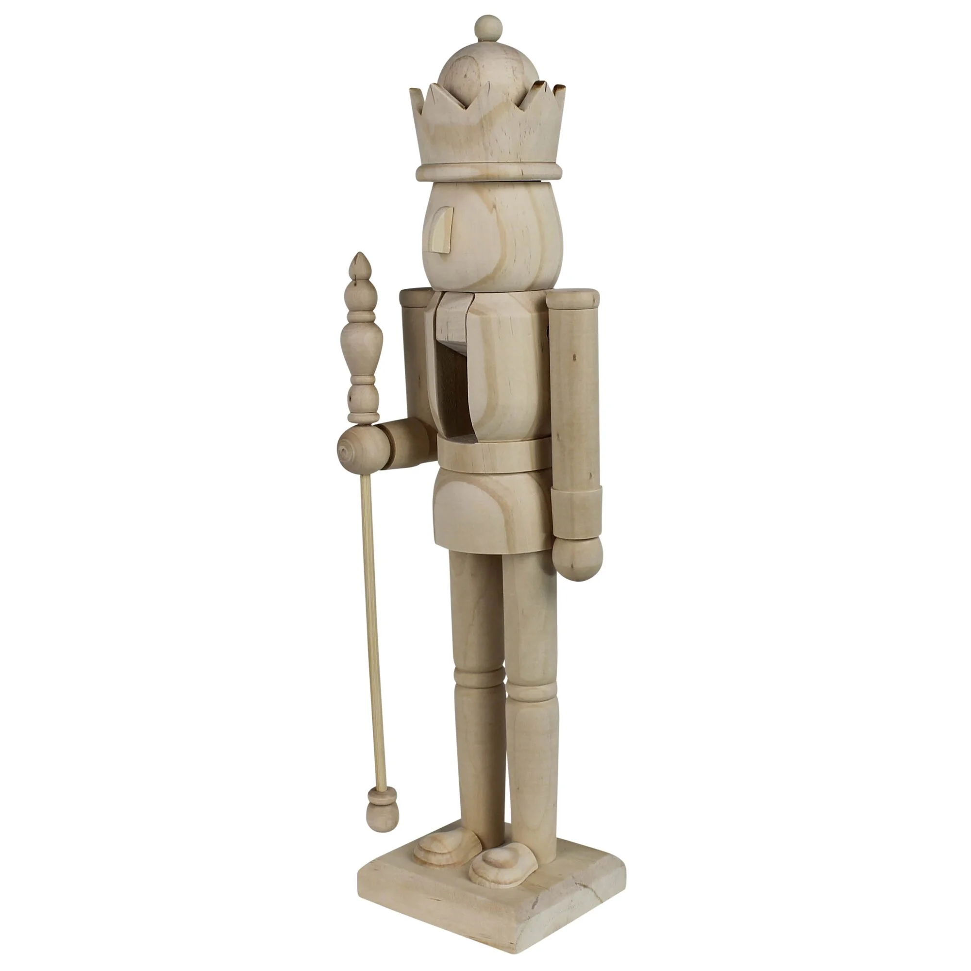Modern Wooden Holiday Decor Nutcracker