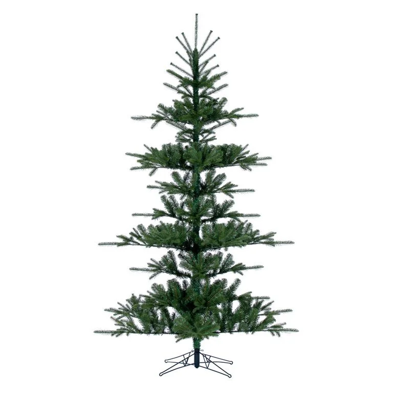 Green Modern Yukon Prelit Artificial Christmas Tree