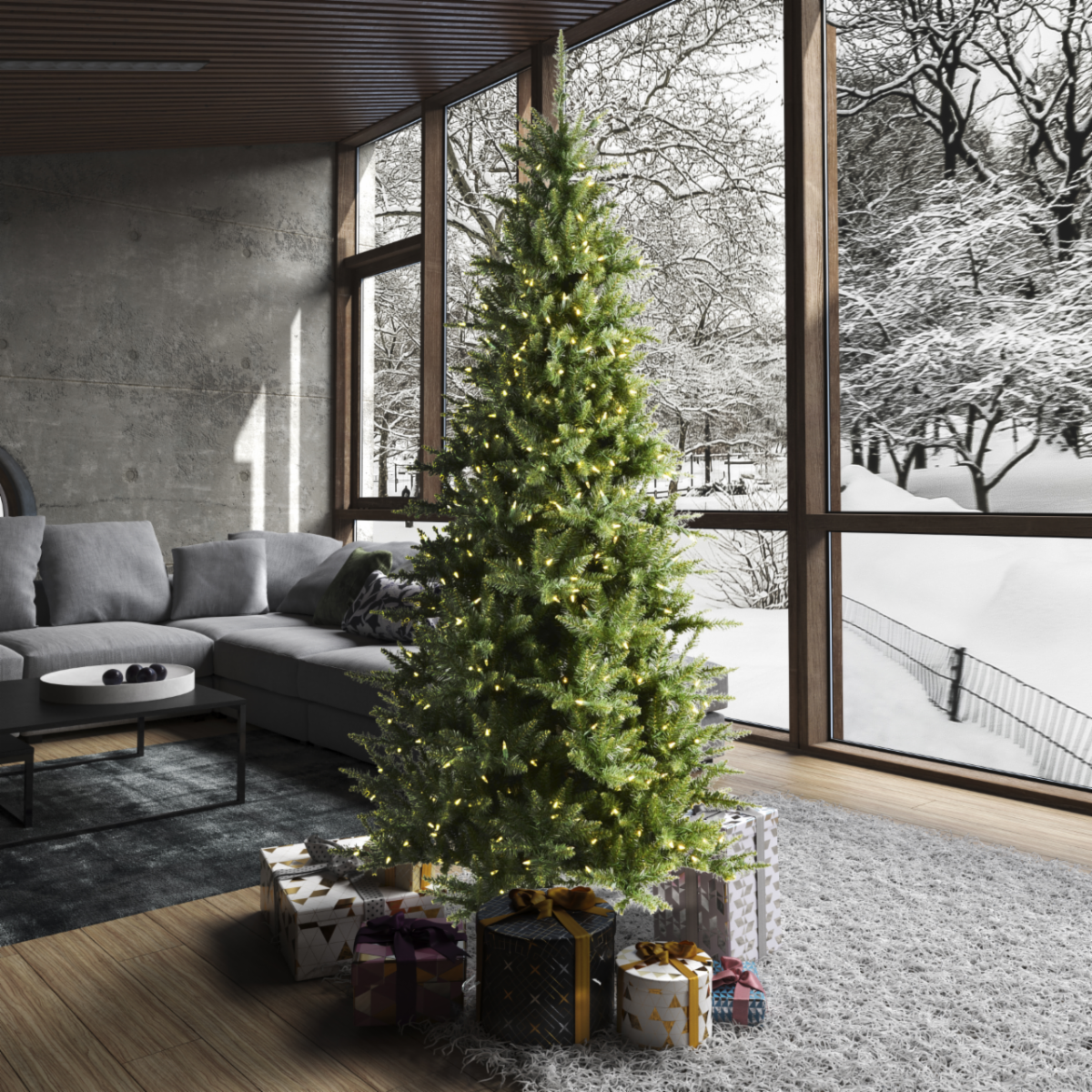 Cambdon Fir Prelit Artificial Christmas Tree