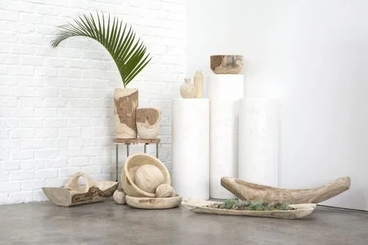 Fortune Natural Wood Centerpiece Display Collection