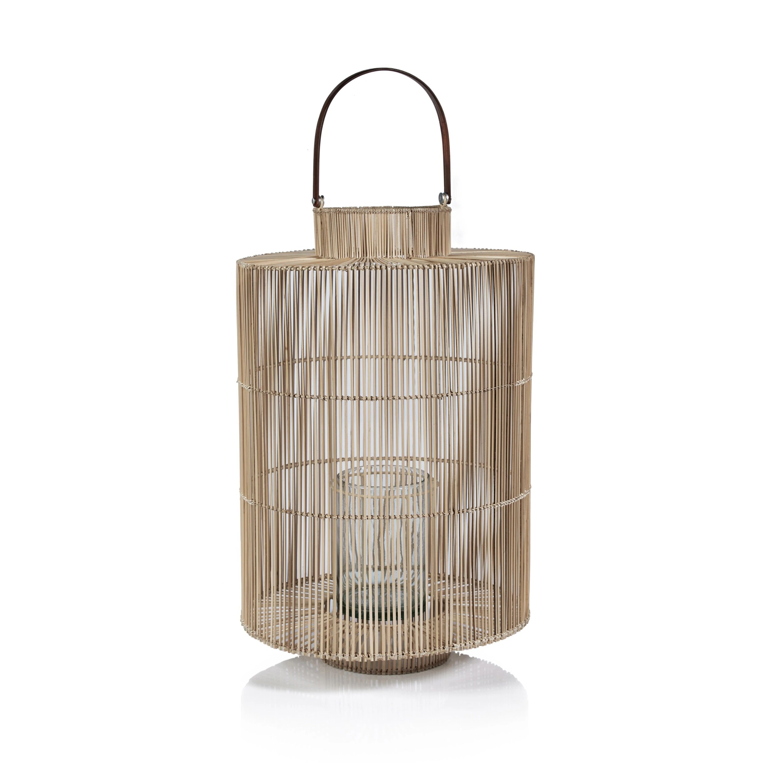 Caprice Buri Natural Cane Lantern