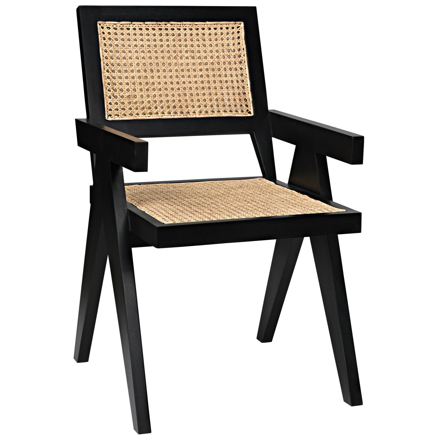 Jude Whitewash Cane Dining Chair