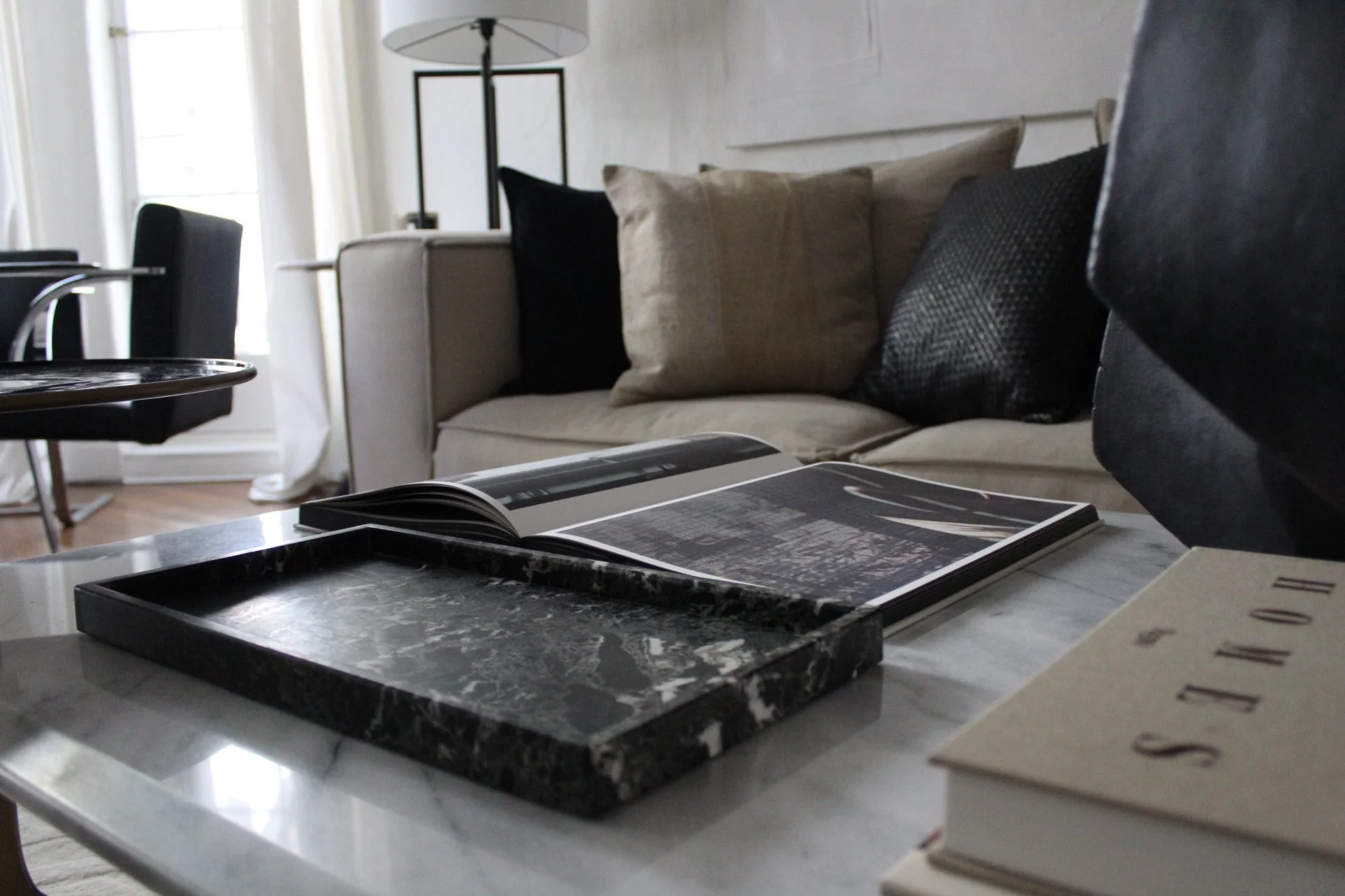 Zebra  Marble Tray Designer Home Decor Coffee Table Styling Books throw Pillows