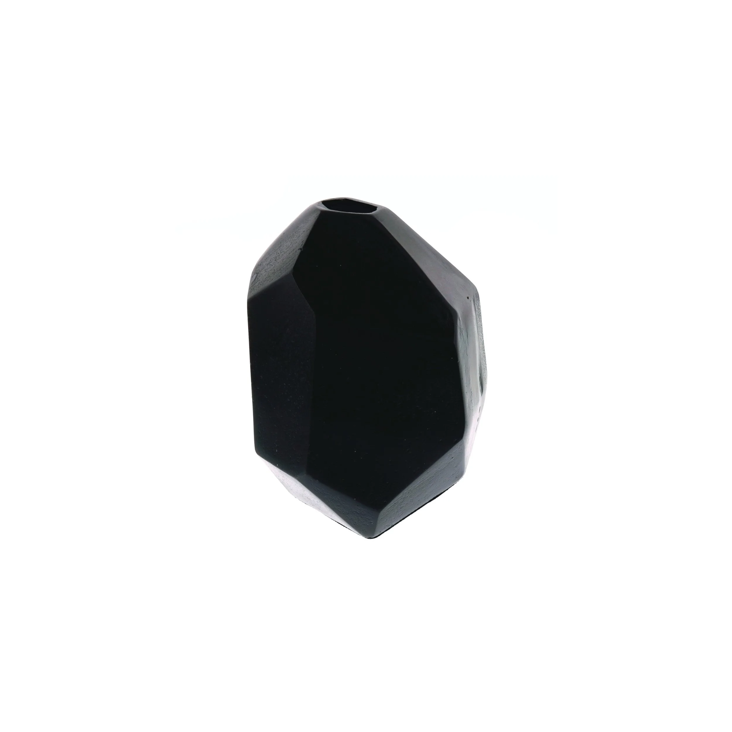 cast metal faceted vase bronze bud vase