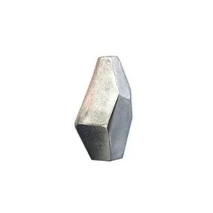 cast metal faceted vase silver bud vase