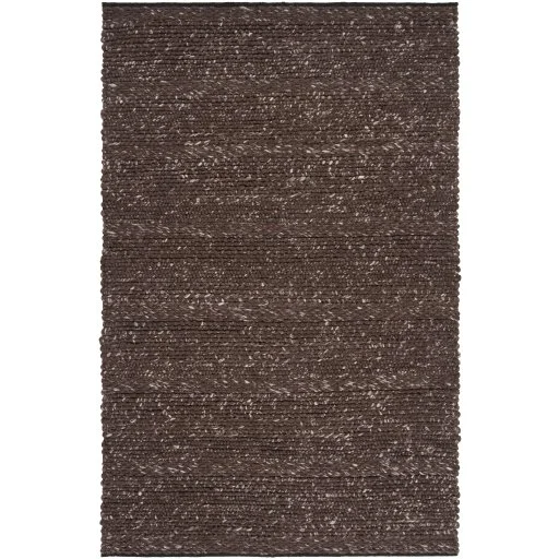 Dark Brown Tahoe Wool Designer Indoor Rug