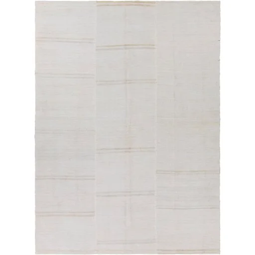 Ivory Turkish Vintage Jute Rug - One of a Kind