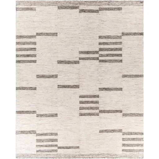 Taupe Morrocco No Pile Rug