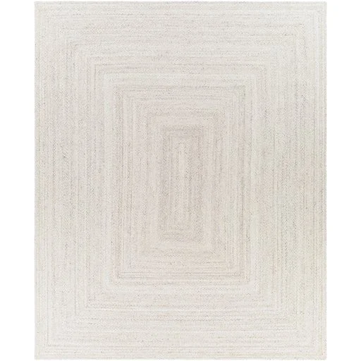 Braided Woven Indoor/Outdoor Ivory Rug