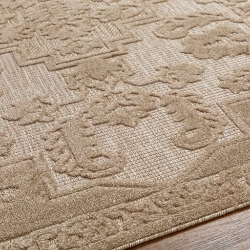 Montecito Patterned Textured Outdoor Rug Collection Sand