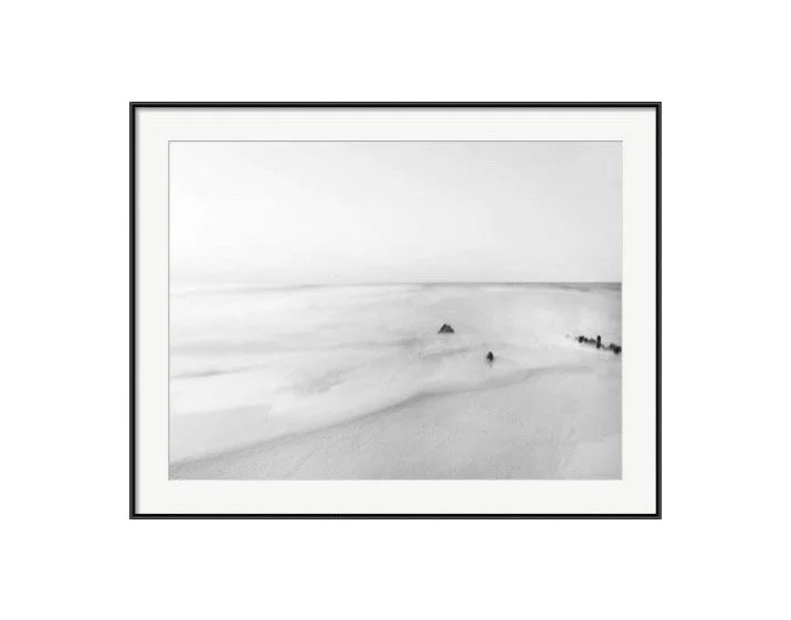 Black & White Water II Framed Art Print