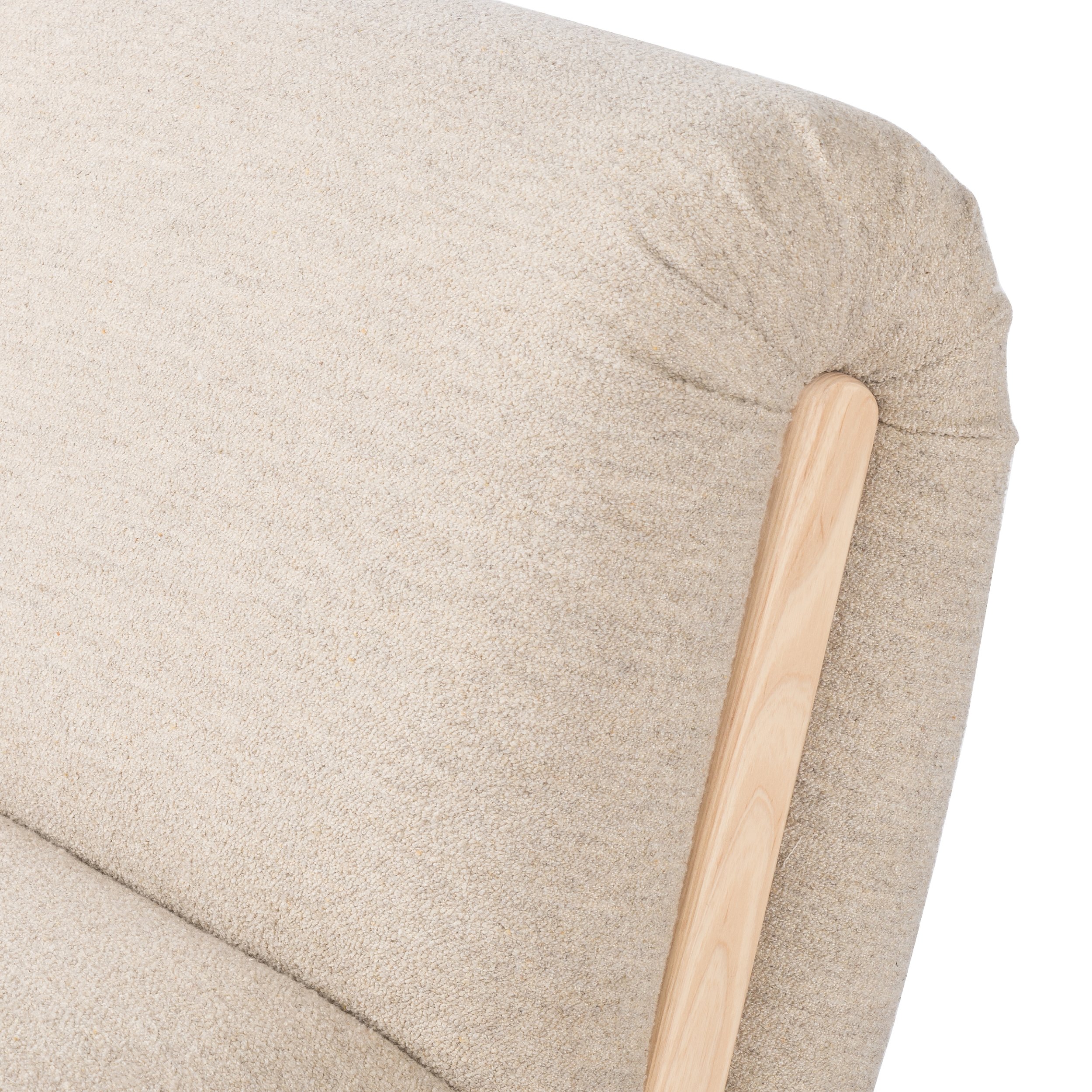 Tribeca Swivel Chair Wood Detail