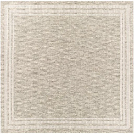 Square Taupe/Ivory Chateau Indoor/Outdoor Rug