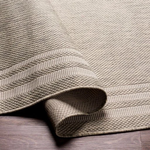 Taupe/Ivory Chateau Indoor/Outdoor Rug Detail