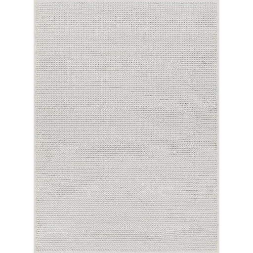 Cream Vail Felted Wool Rug Scandi