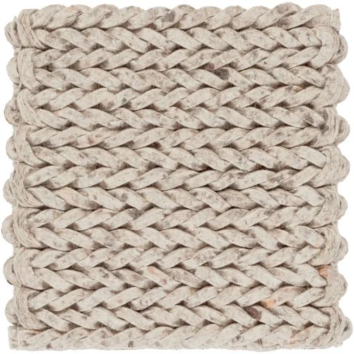 Vail Felted Wool Rug Oatmeal Swatch