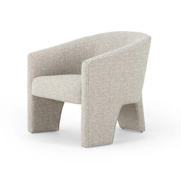 Italian Boucle Accent Chair
