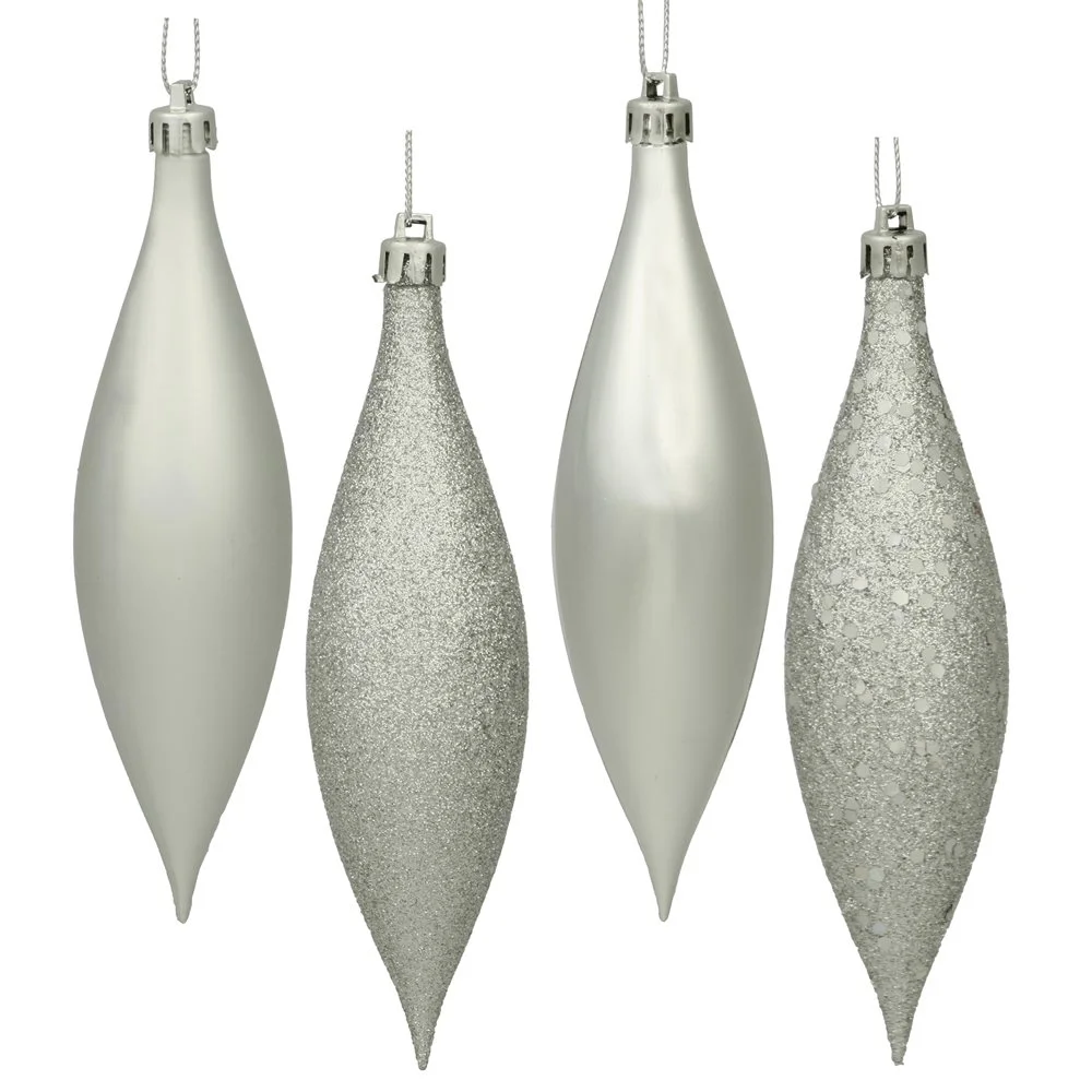 Modern Drop Ornament Set Silver.JPG