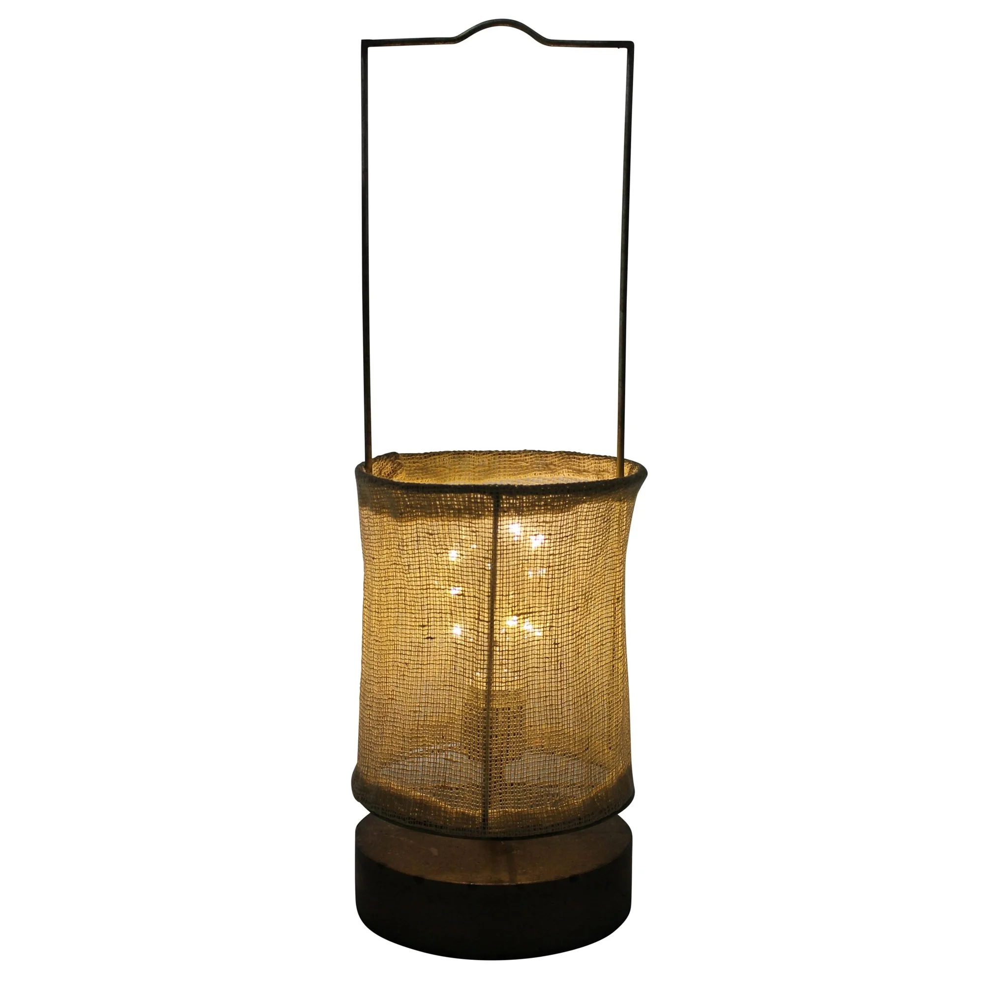 Natural Gauze Tabletop Lantern2.JPG