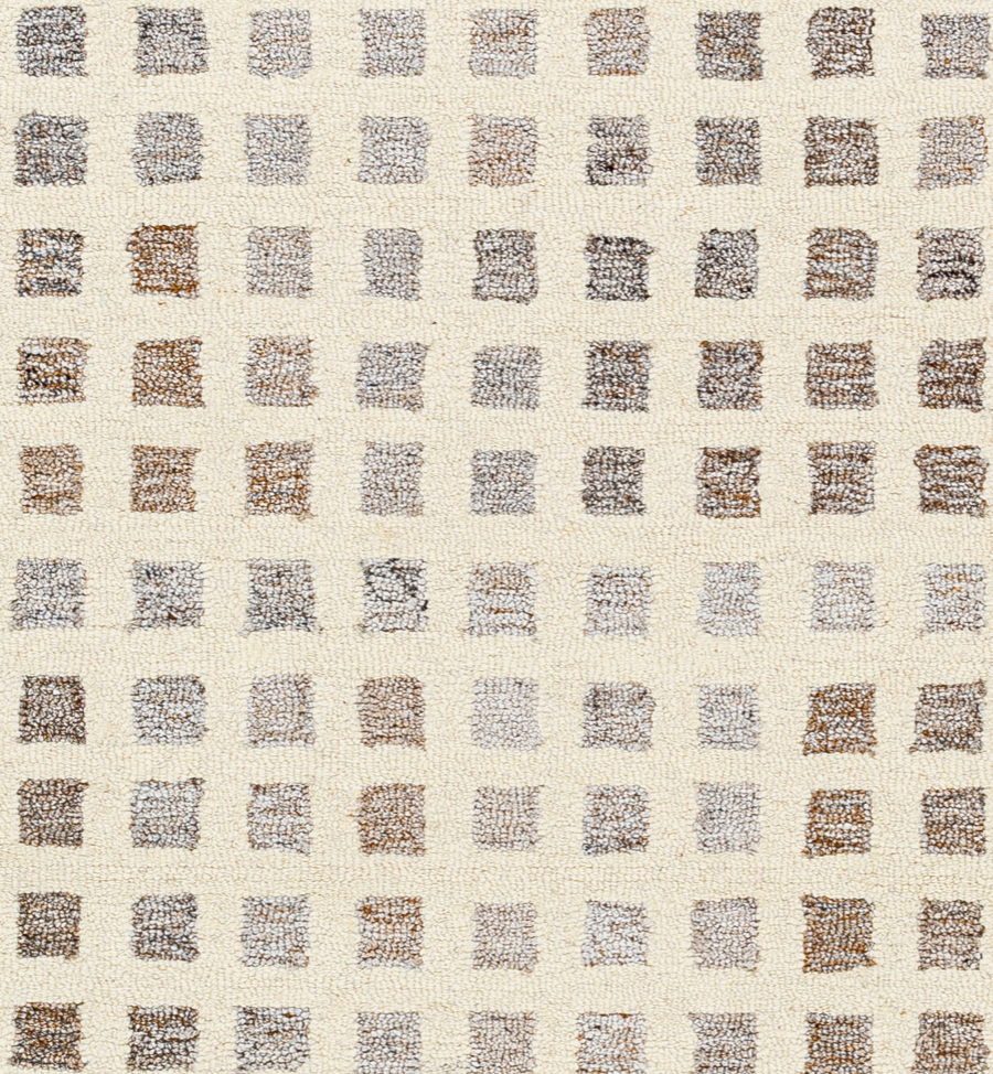 Neutral Check Hand Tufted Rug Swatch franklinave.png