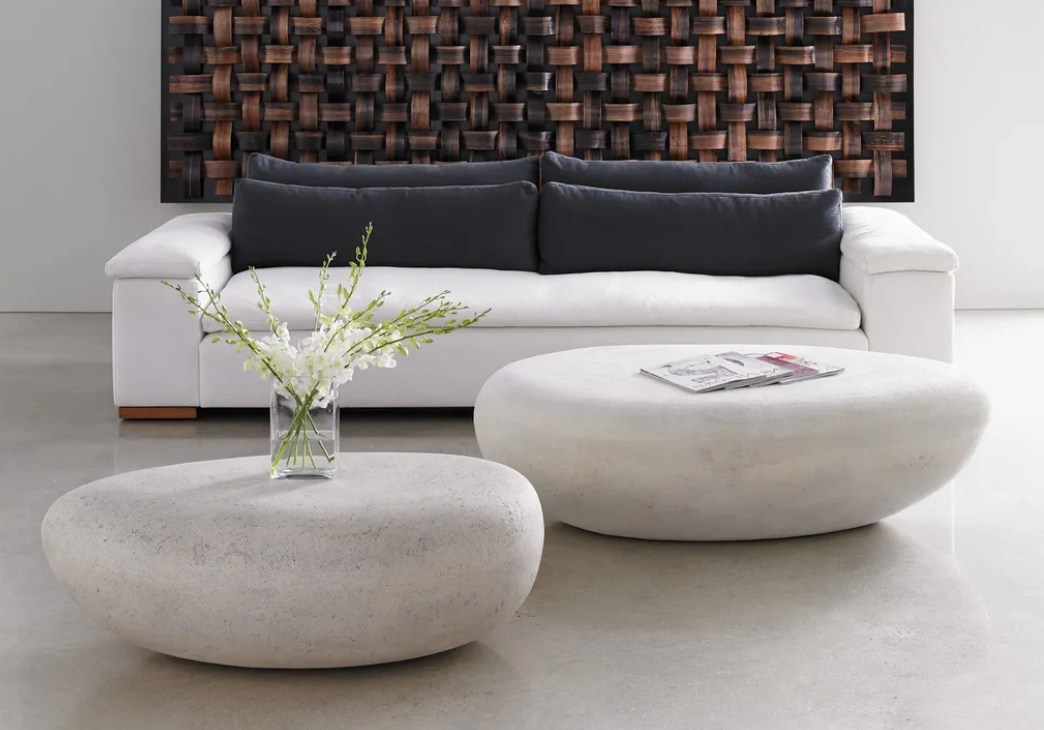 Roman Stone River Stone Coffee Tables franklinave.png