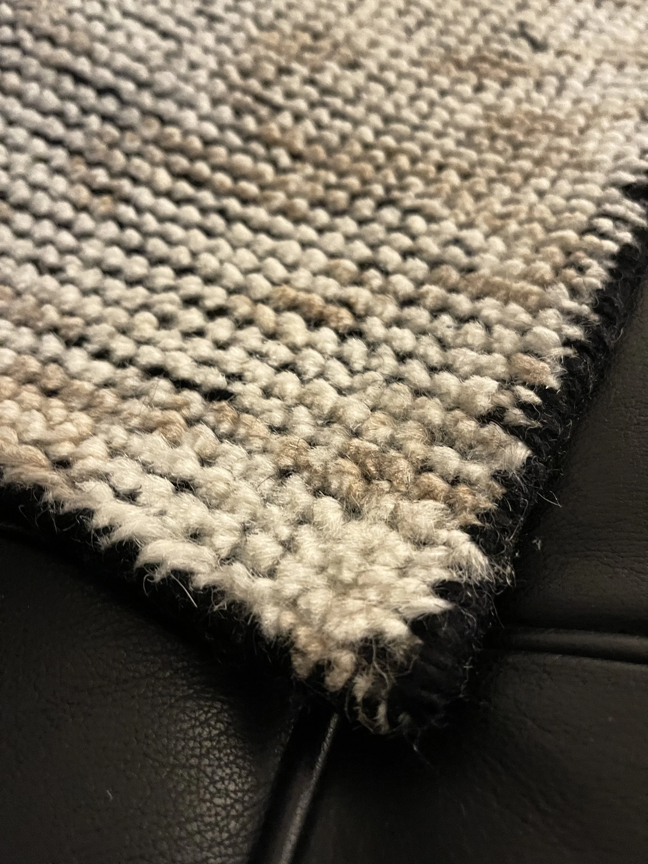 Tiger Stripe Wool Rug Detail.JPG