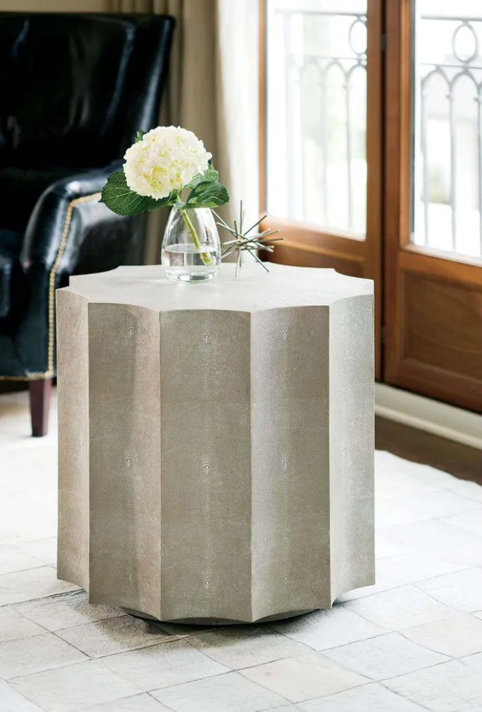 Shagreen Scalloped Side Table Styled.png