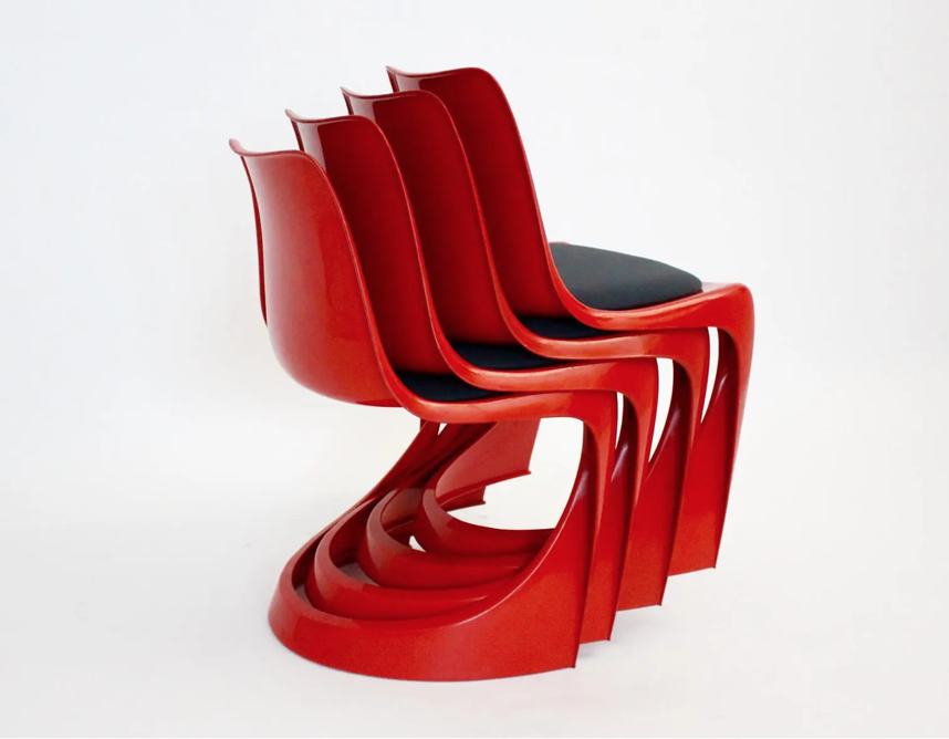 Vintage Red Plastic Chairs by Steen Ostergaard for Cado.png
