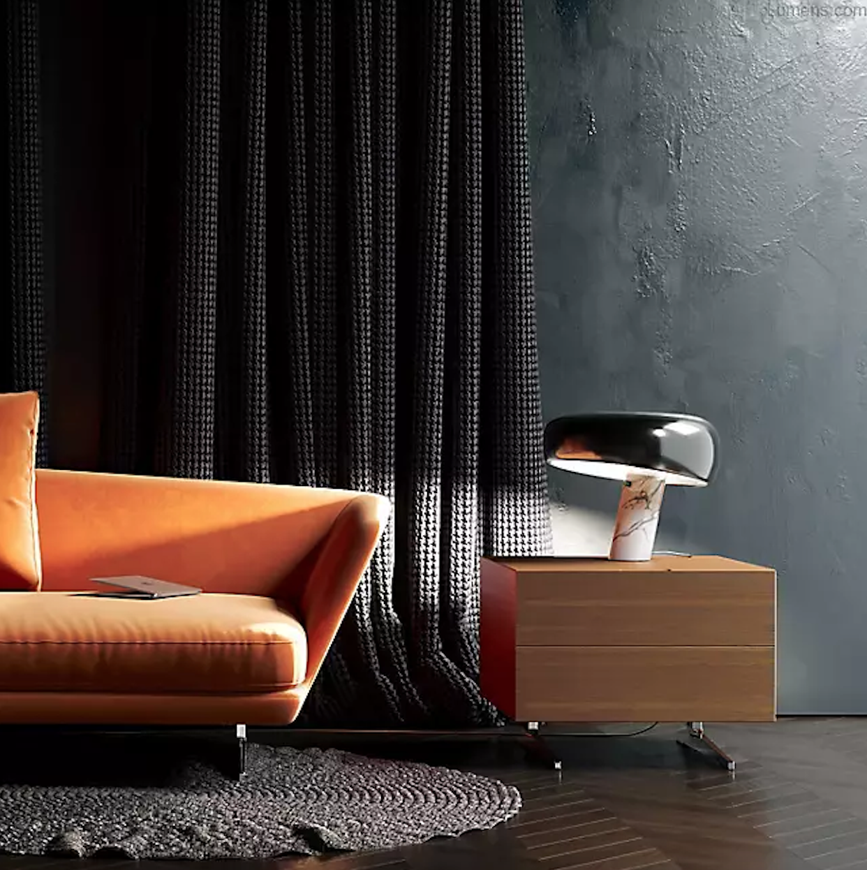 Interior Design Trend: Hot Orange is the New Black