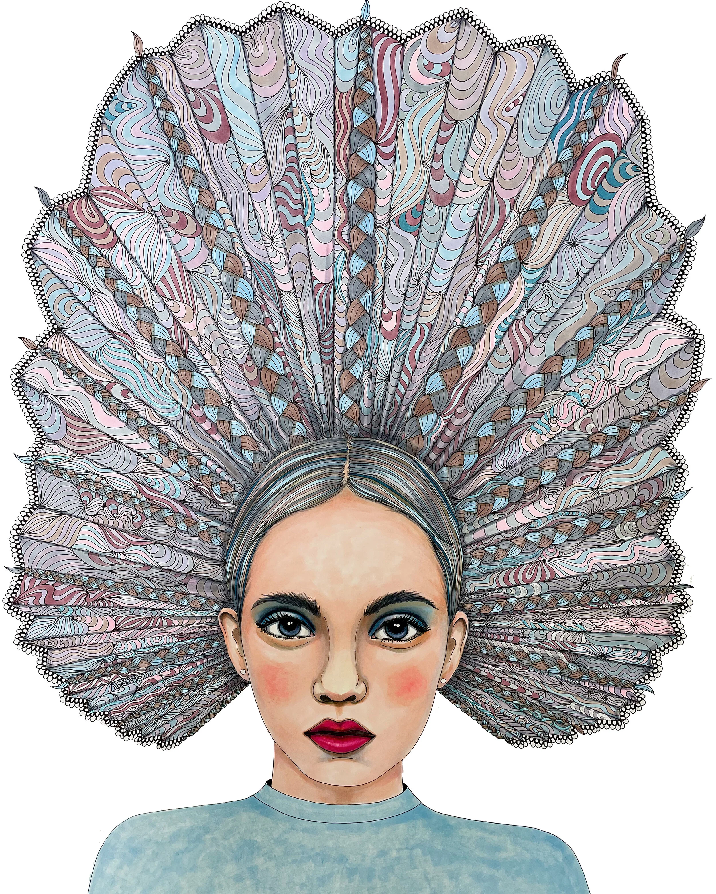Girl with A Braid Fan.jpg
