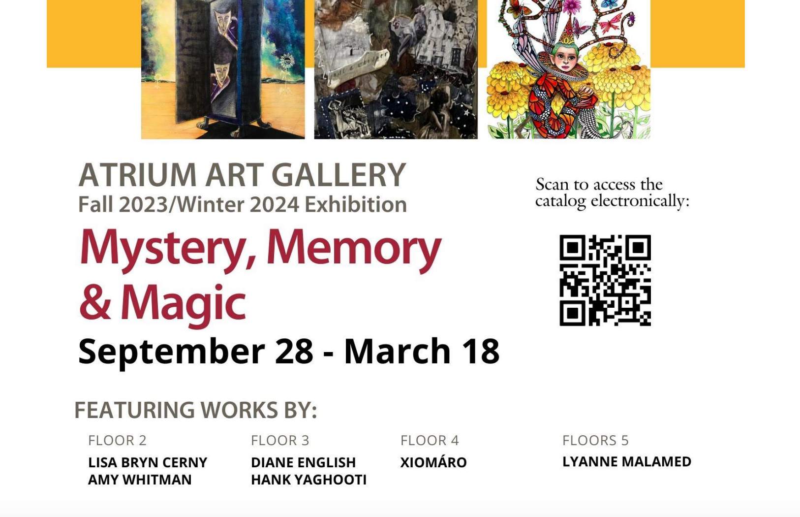 Atrium Gallery - Mystery, Memory and Magic