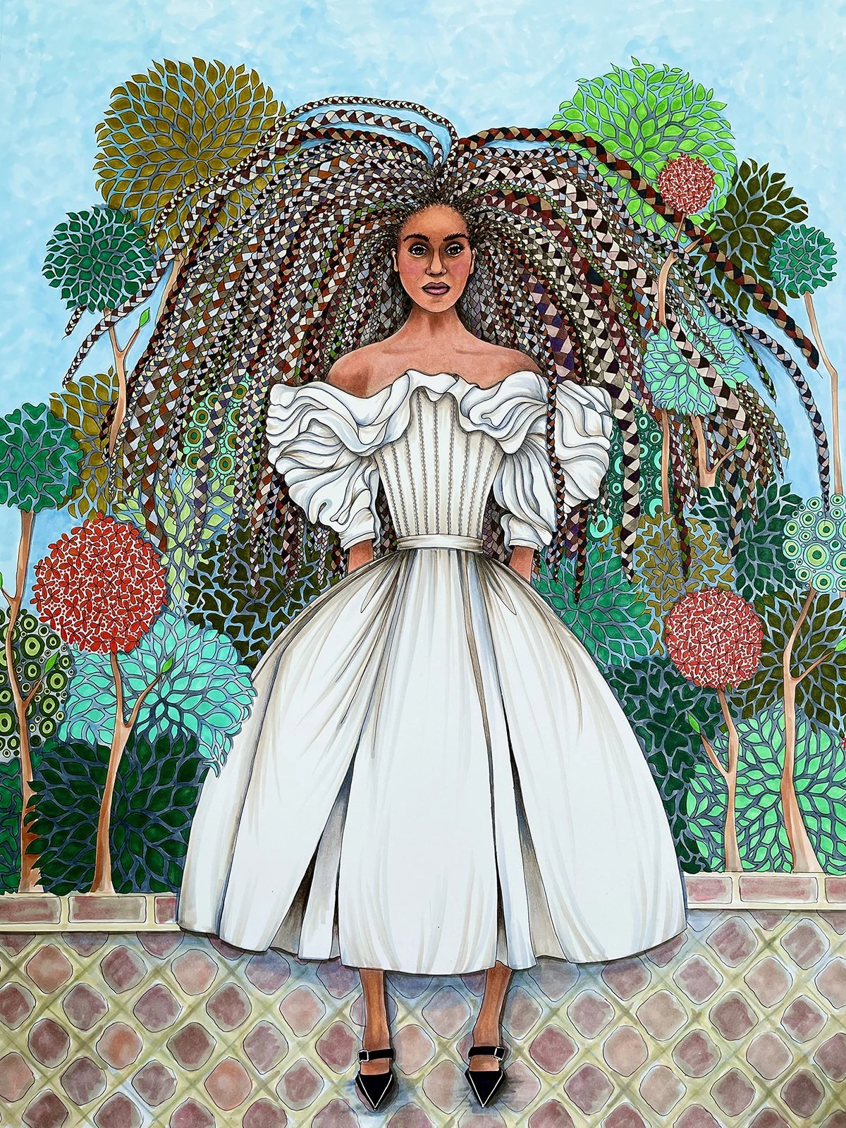 Girl in A Topiary Garden.jpeg