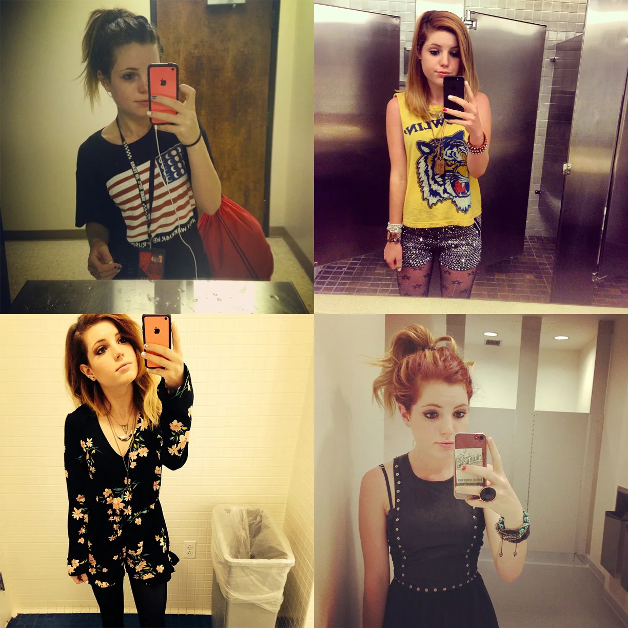 [Alt-pop band Echosmith lead singer Sydney Sierota. At 17 years old, a selfie machine.]