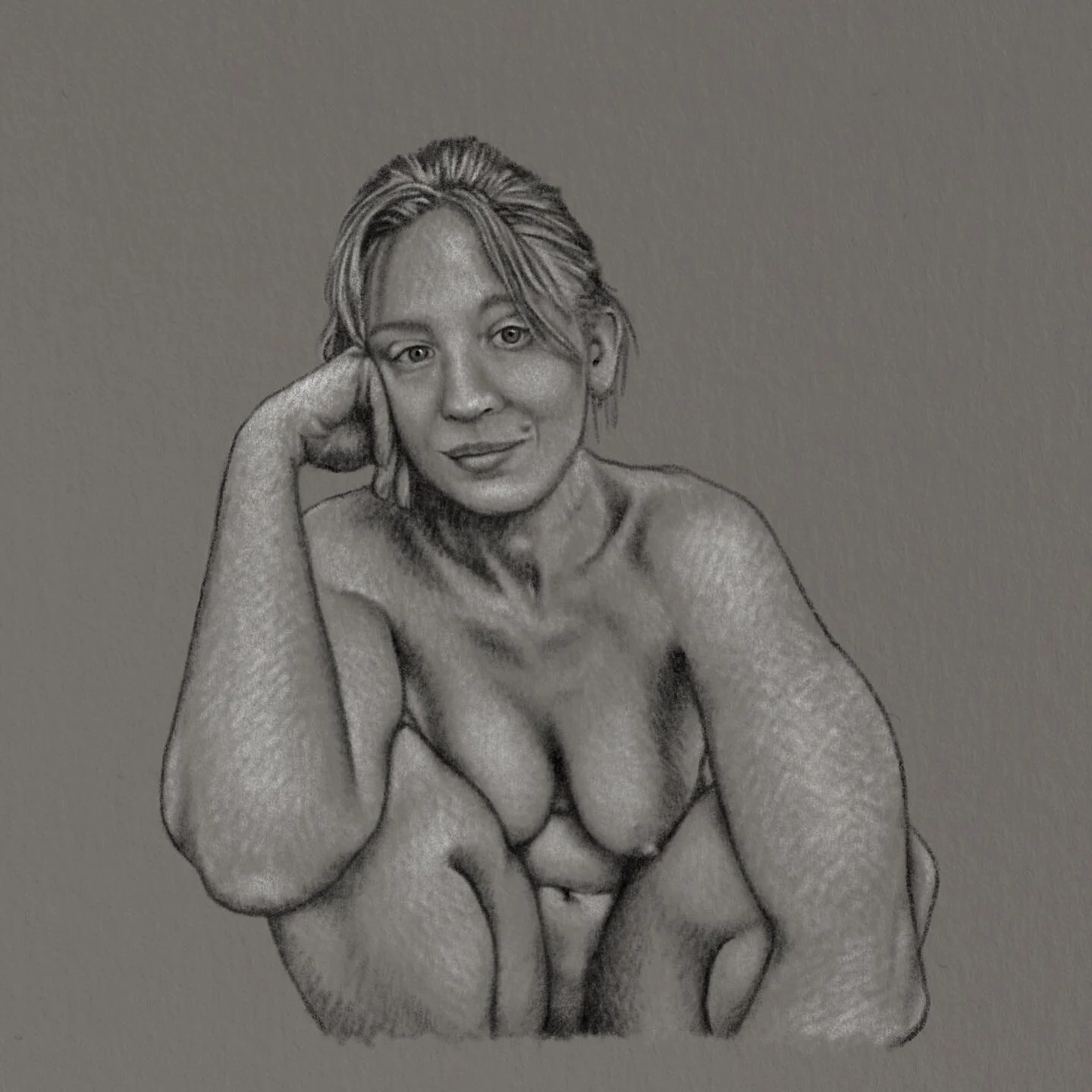Between poses, 2022. Summer Monday mood. #betweenposes #figuredrawing #summerart #mondaymoods #takeabreak #artistsofinstagram #figureartist