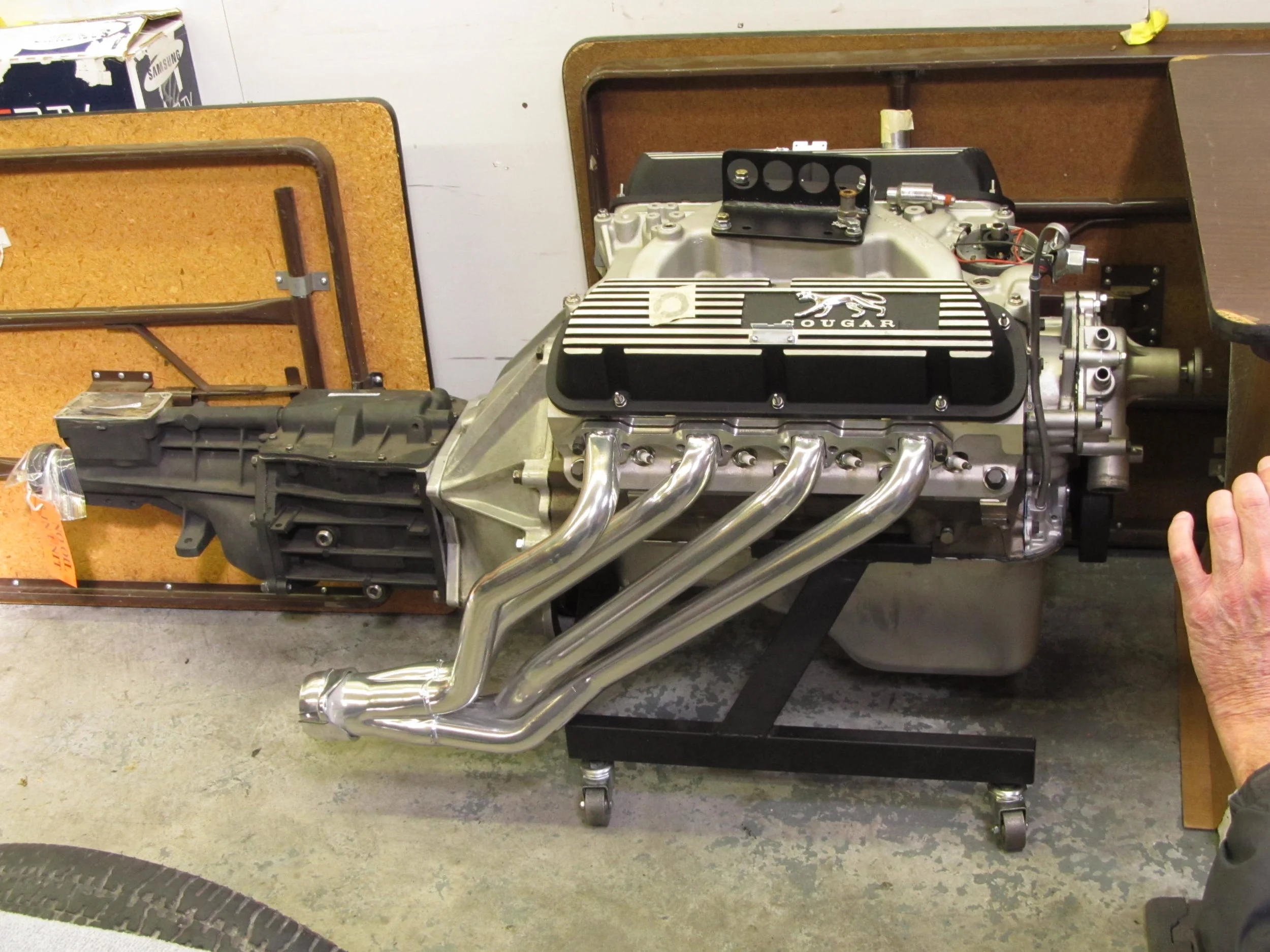 Mocked up with headers before paint