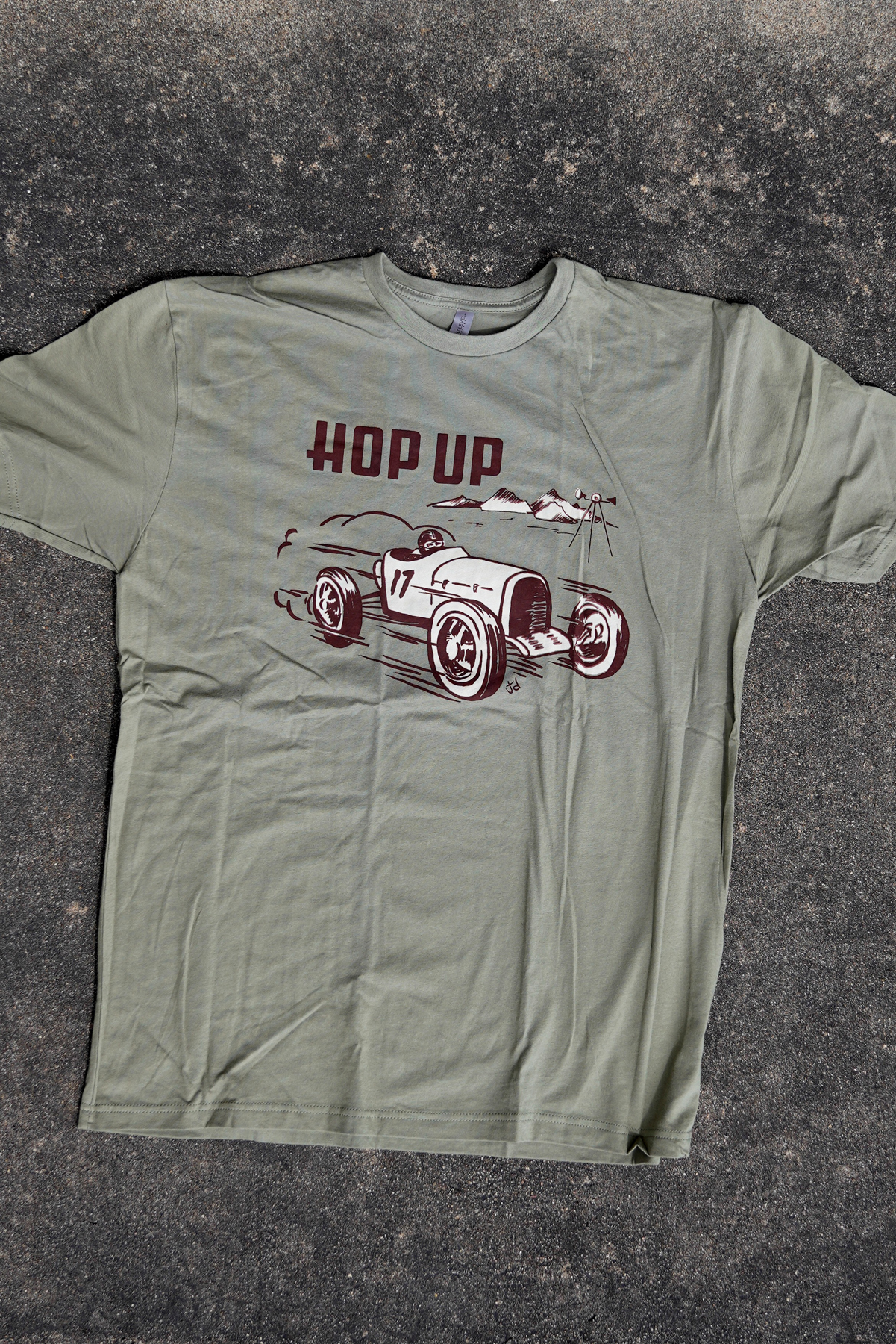 Hop Up Magazine Bonneville 1951 Hot Rod Car Tribute T Shirt 