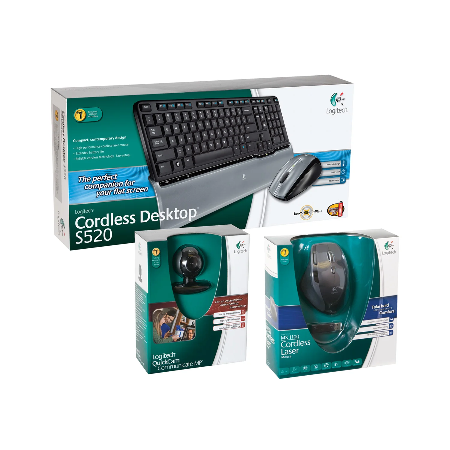   Packaging &amp; Collateral Branding: Logitech® Peripherals   Directed the development of a cohesive brand look for the entire, main, Logitech line, as well as art directed iterations, packaging structures and product/lifestyle photography. 