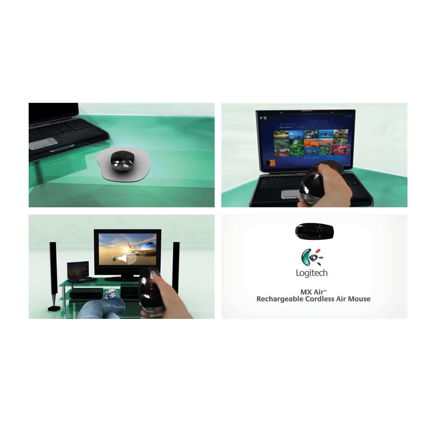   Rich Media Branding: Logitech® MX Air   There’s the brand you see, and then there’s the brand you touch. Utilizing high-quality rendered product, environments and motion graphics, I directed the entire brand look and feel, overseeing an outside vid