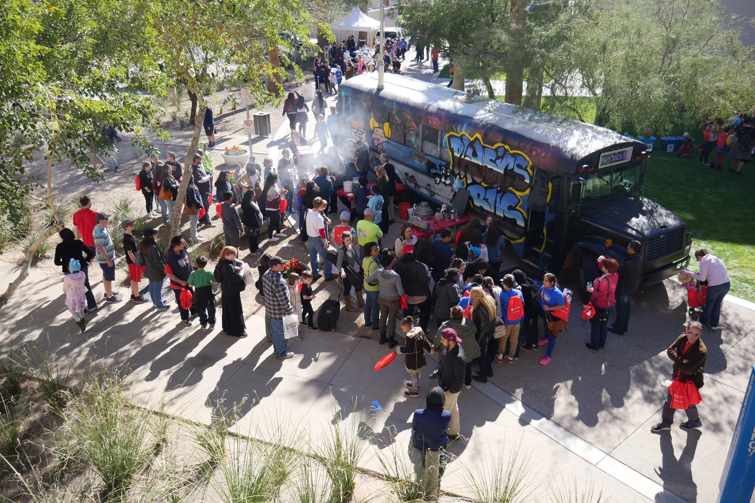 Over 5,000 people are estimated to have attended the 2017 Connect2STEM event in Downtown Phoenix. (Nicholas Serpa/DD)