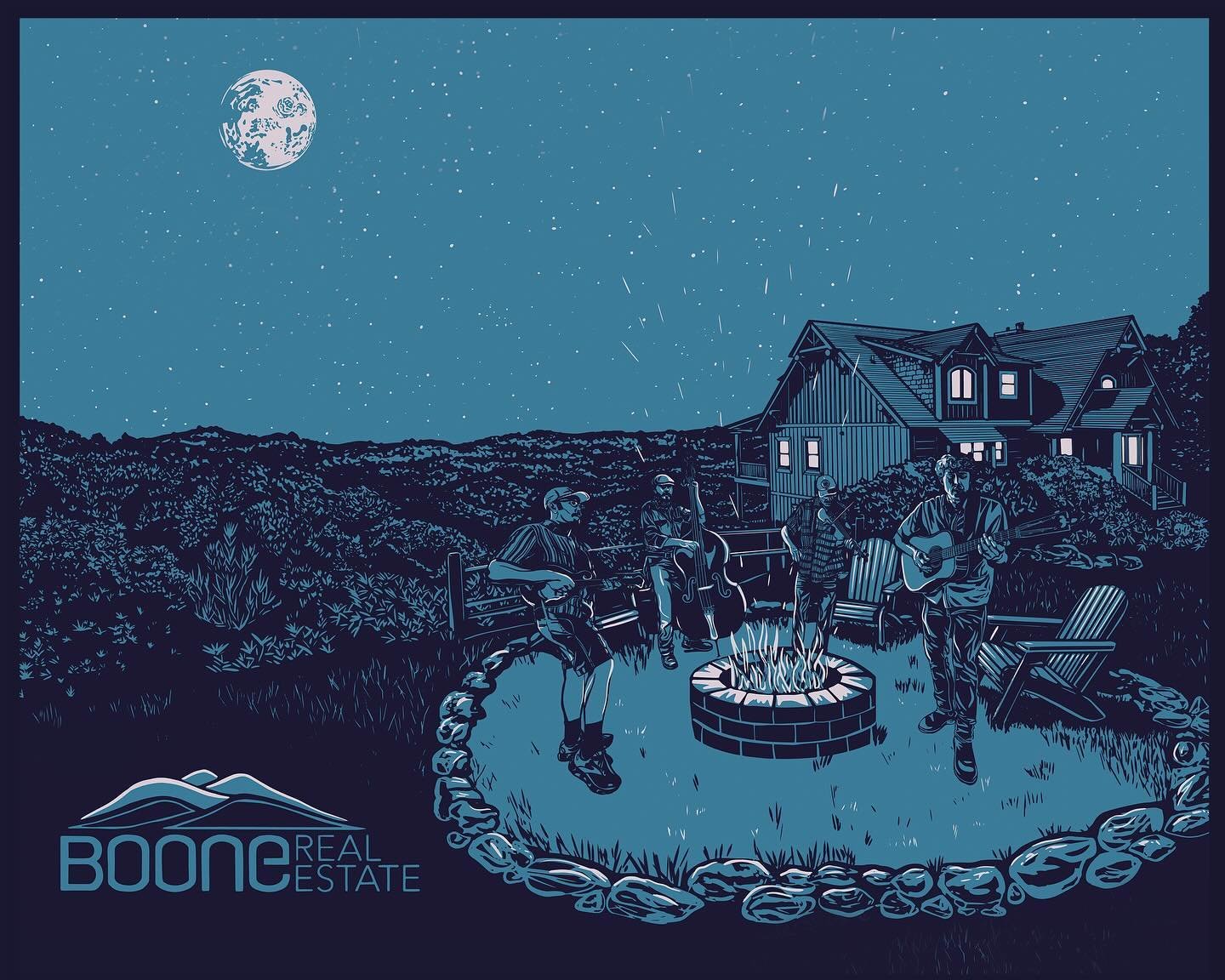 Fun new design for Boone Real Estate on screen printed t-shirts and some fresh Nalgene&rsquo;s!
