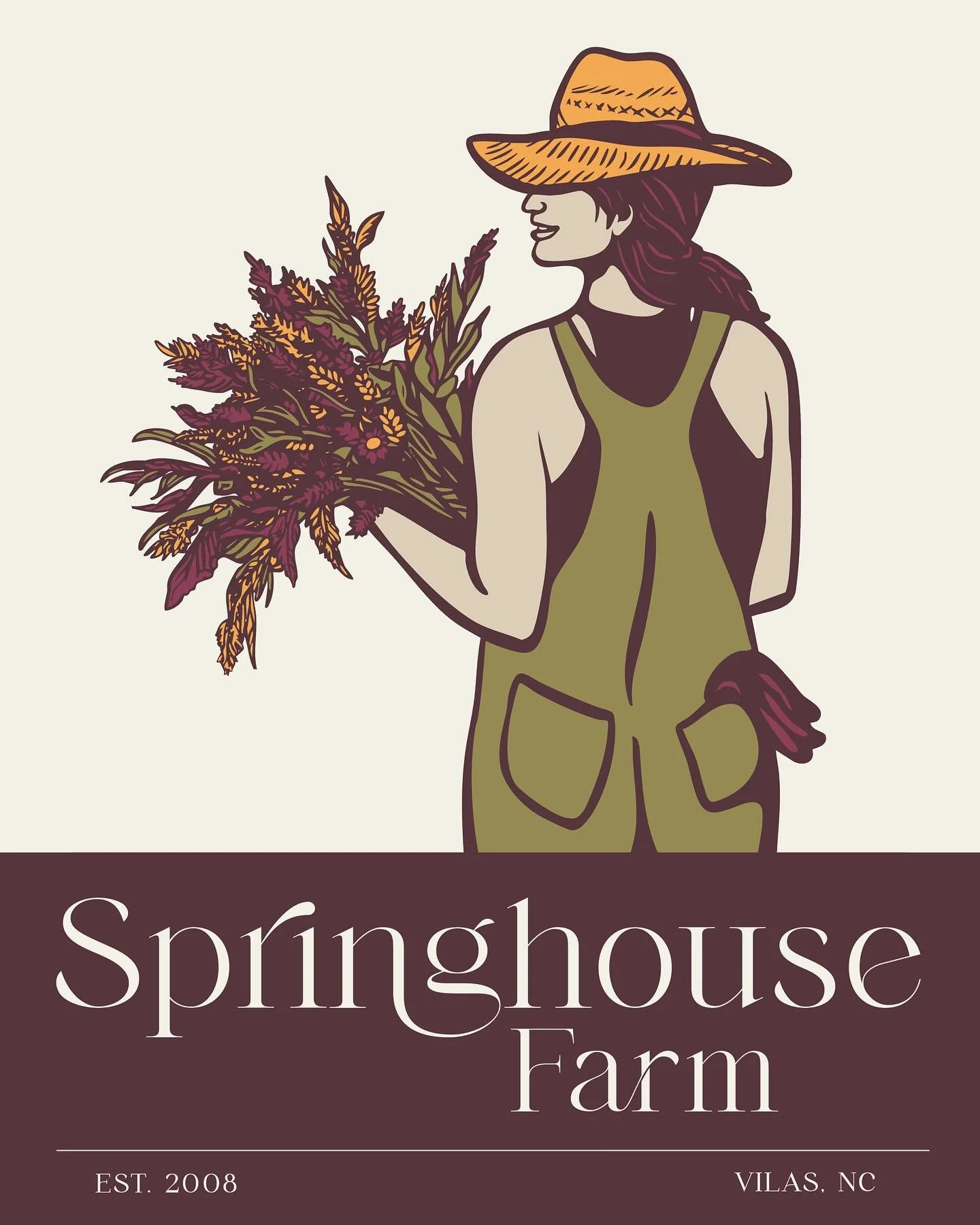 Branding for Springhouse Farm! 💐