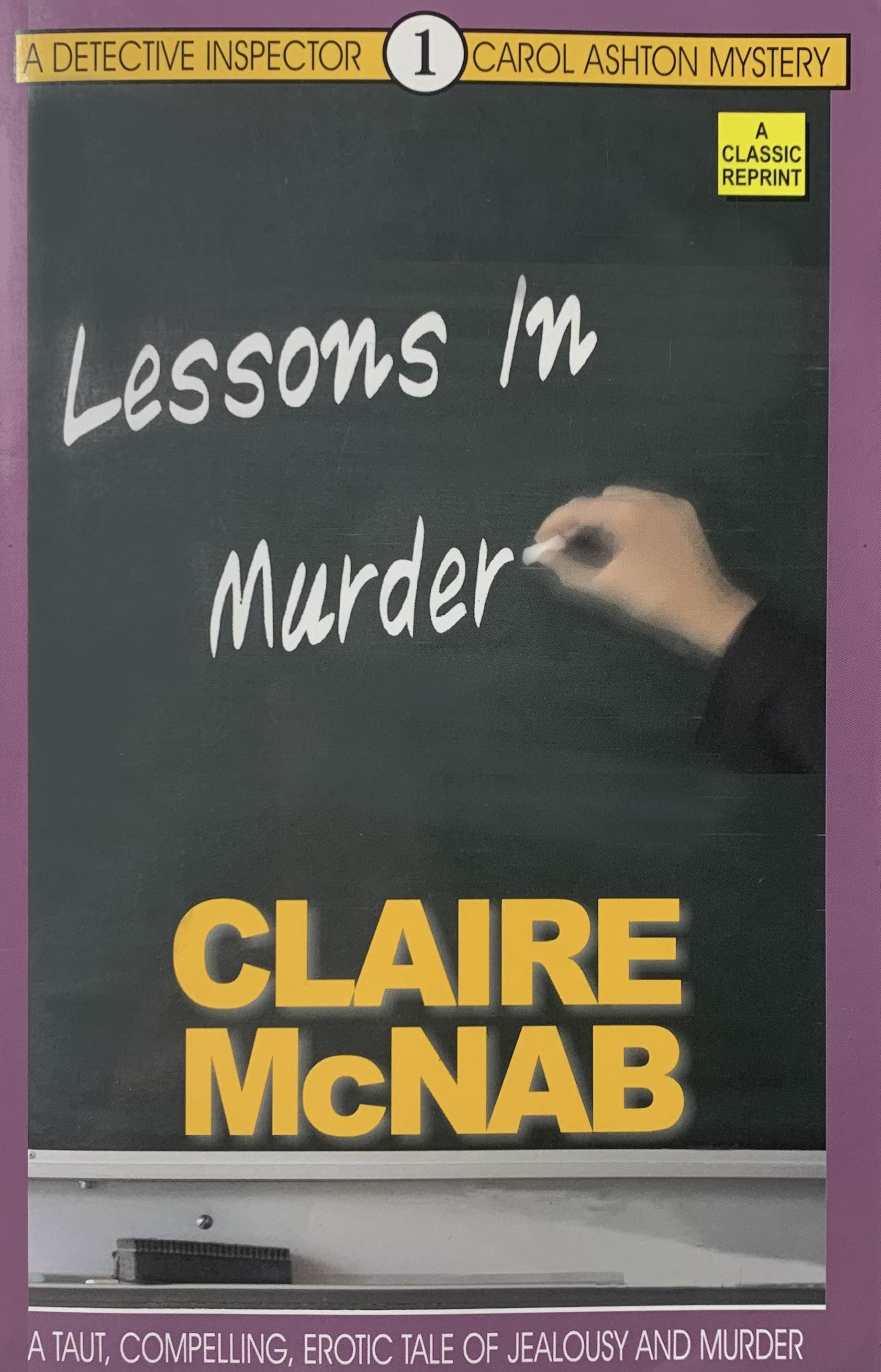 Claire McNab, Lessons In Murder, 1988