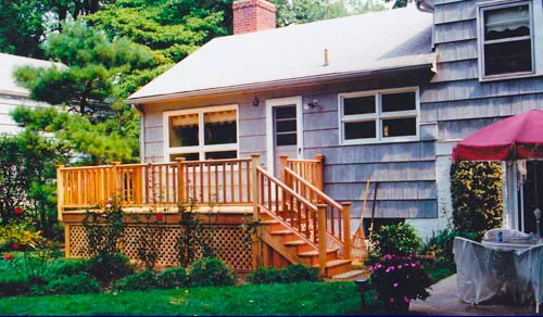 Western Red Cedar Floor & Railings