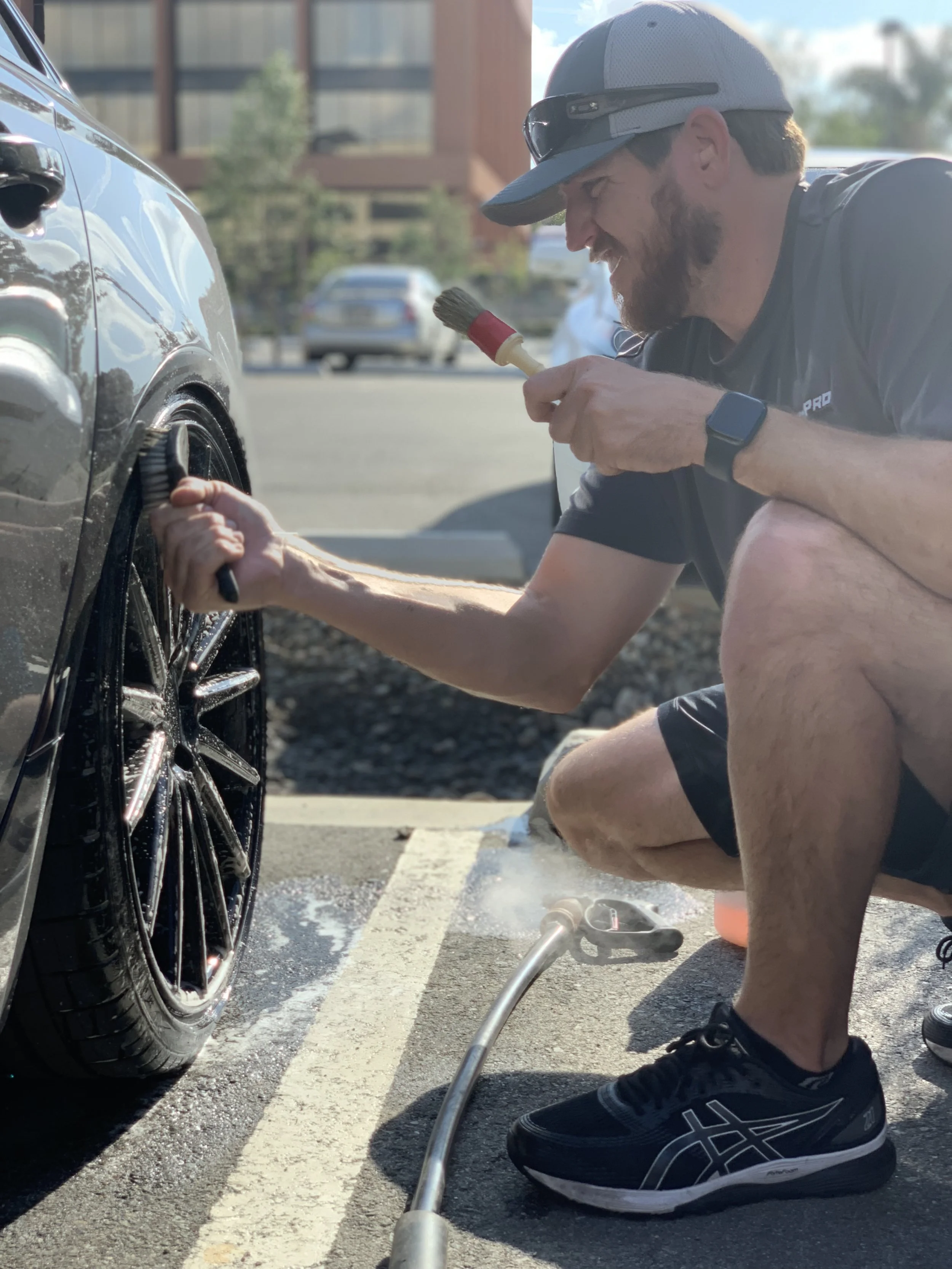 Tire cleaning